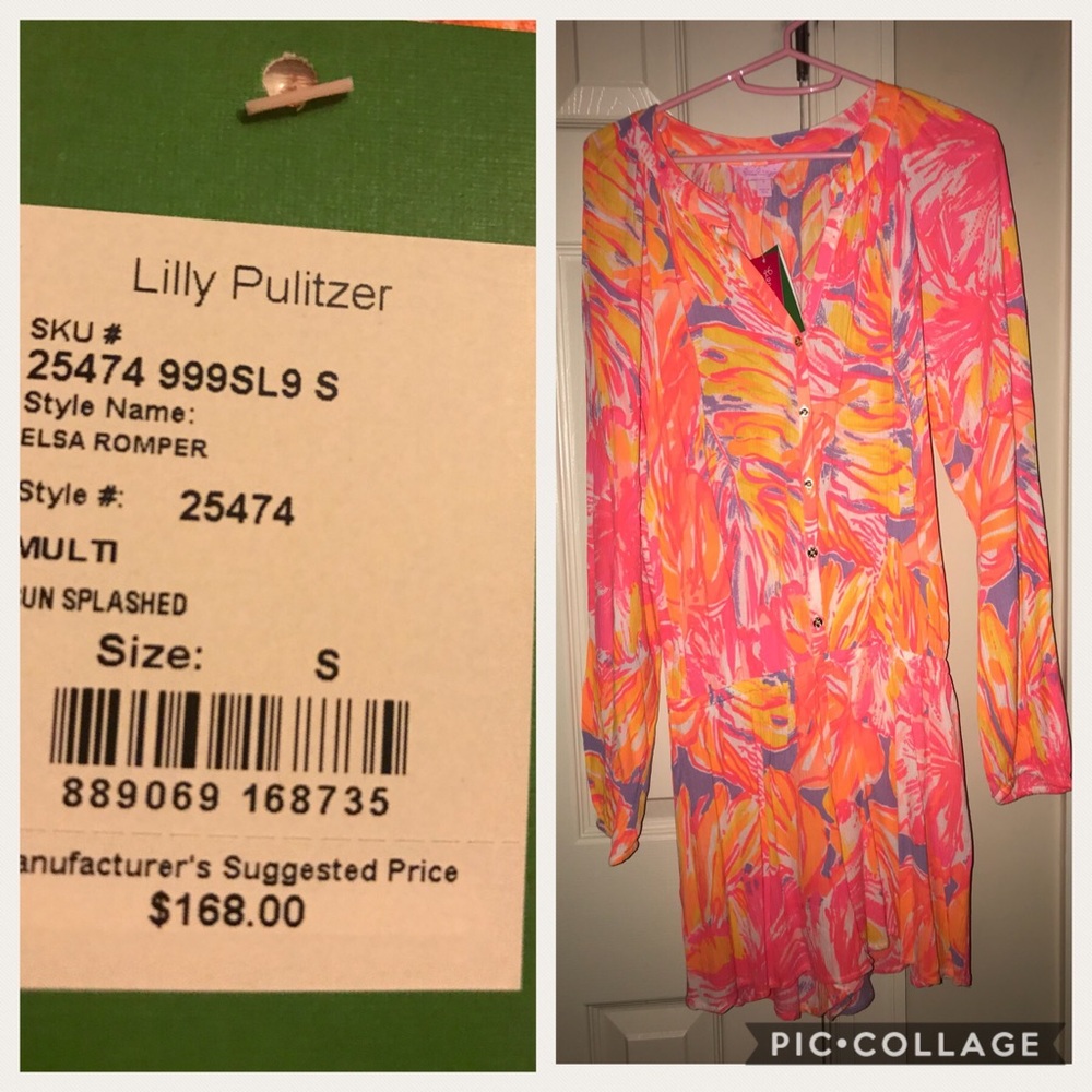 Lilly Pulitzer Elsa Romper size small